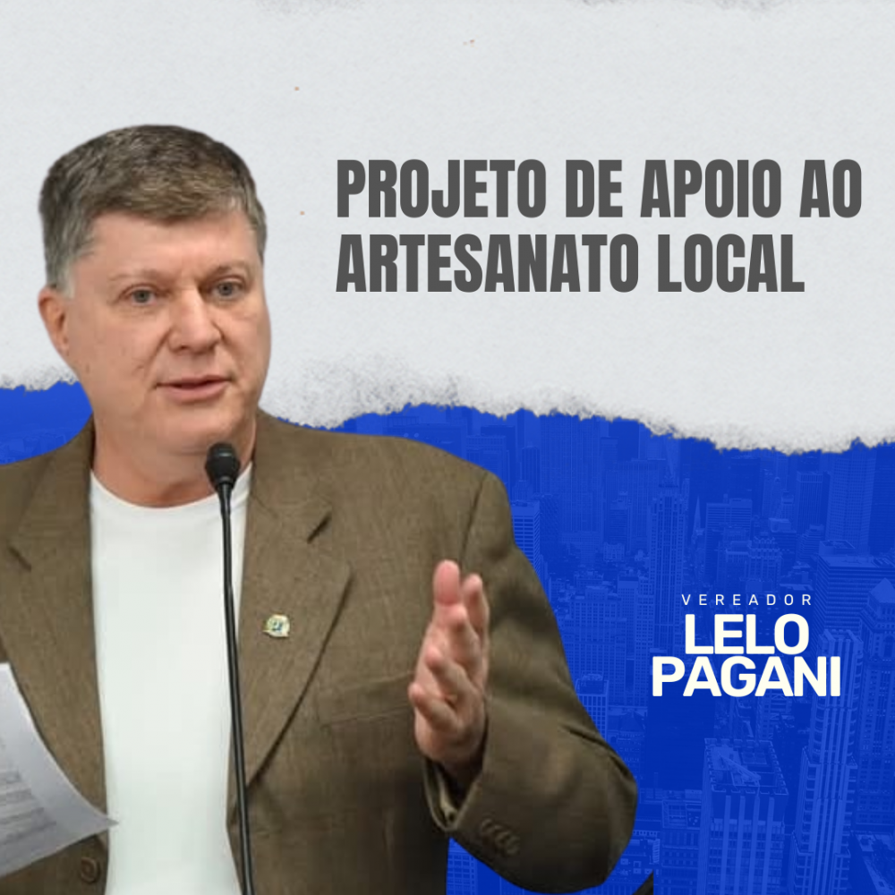 Notícias Vereador Lelo Pagani