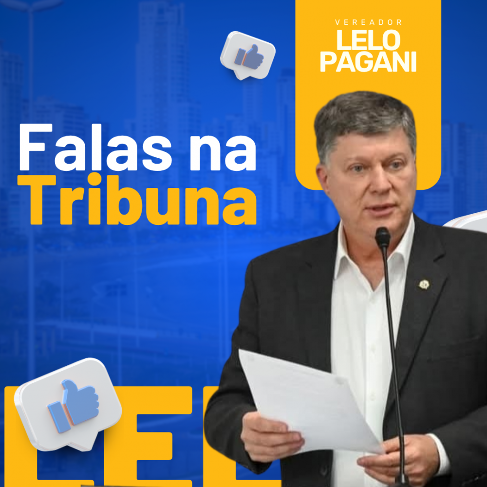 Notícias Vereador Lelo Pagani