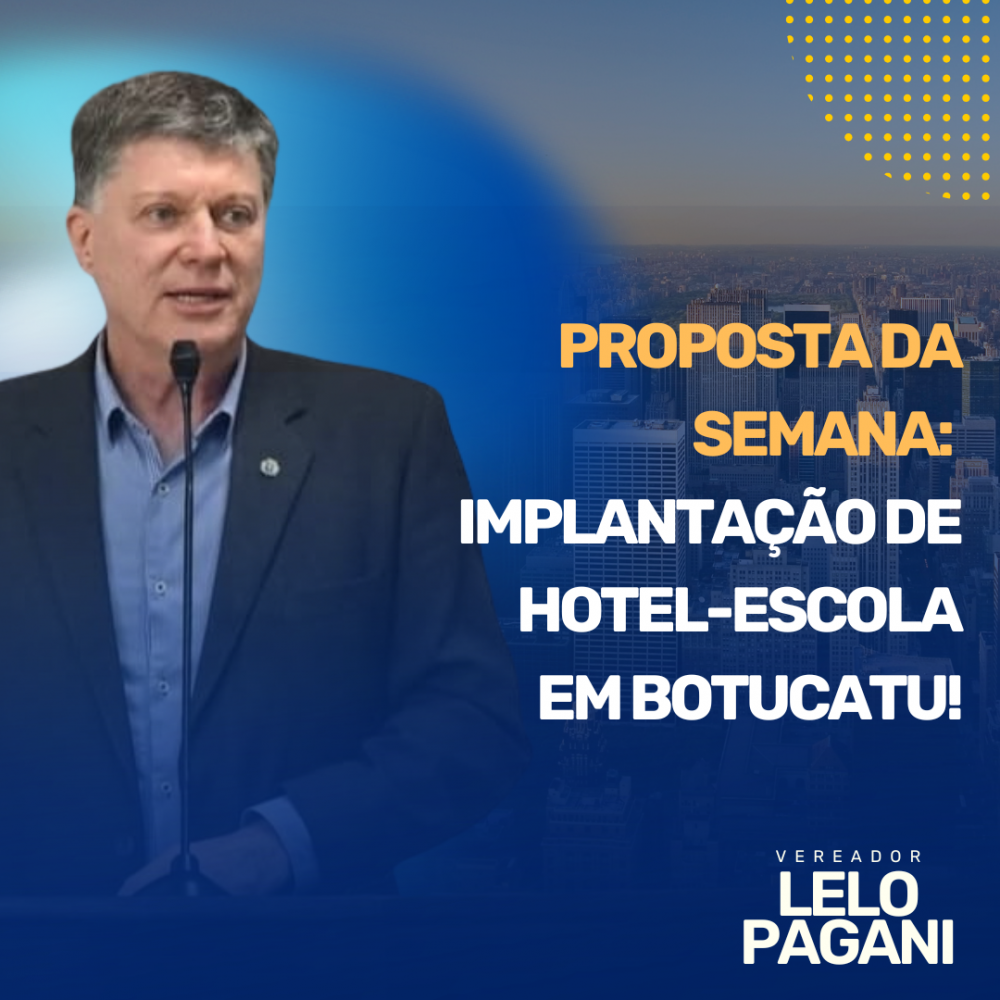 Notícias Vereador Lelo Pagani