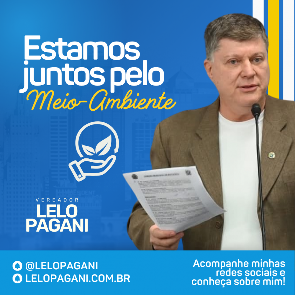 Notícias Vereador Lelo Pagani
